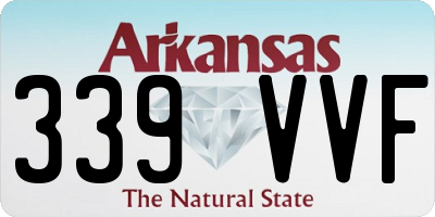 AR license plate 339VVF