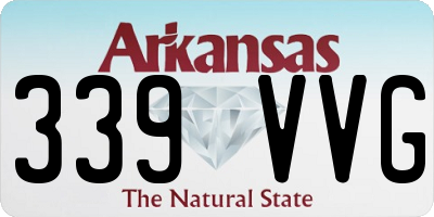 AR license plate 339VVG