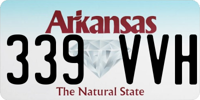 AR license plate 339VVH