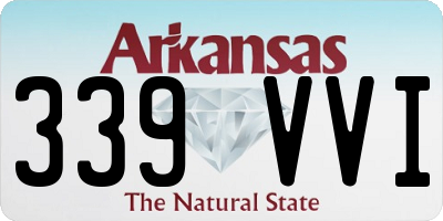 AR license plate 339VVI