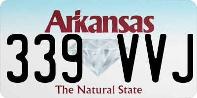 AR license plate 339VVJ