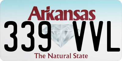 AR license plate 339VVL