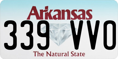 AR license plate 339VVO