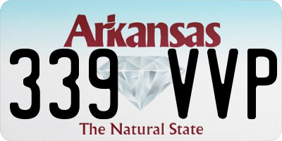 AR license plate 339VVP