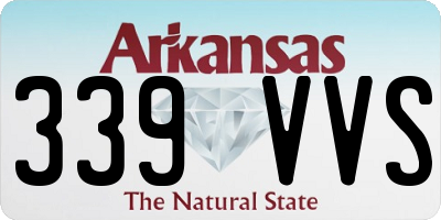 AR license plate 339VVS