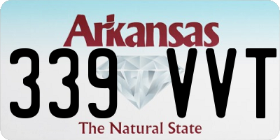 AR license plate 339VVT