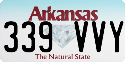 AR license plate 339VVY