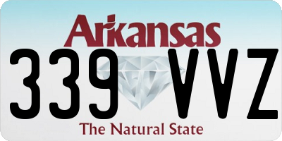 AR license plate 339VVZ