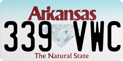 AR license plate 339VWC