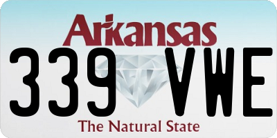 AR license plate 339VWE
