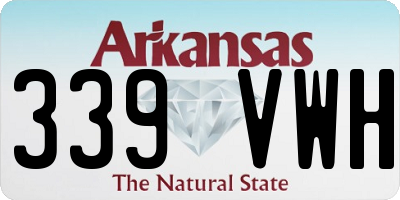 AR license plate 339VWH
