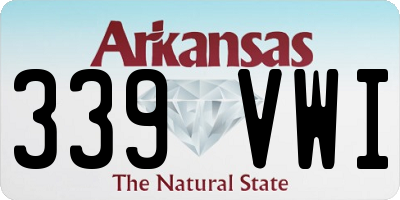 AR license plate 339VWI