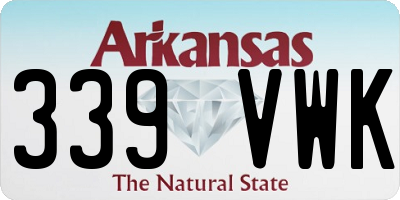 AR license plate 339VWK