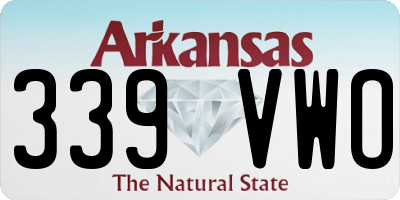 AR license plate 339VWO