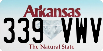 AR license plate 339VWV