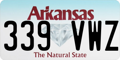 AR license plate 339VWZ