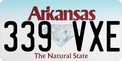 AR license plate 339VXE