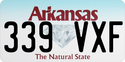 AR license plate 339VXF