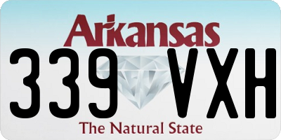 AR license plate 339VXH