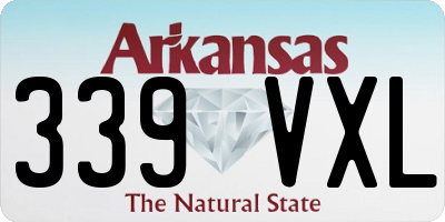 AR license plate 339VXL