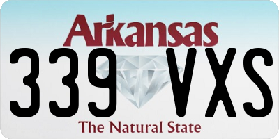 AR license plate 339VXS