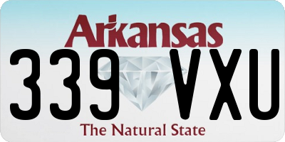 AR license plate 339VXU