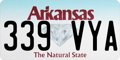 AR license plate 339VYA