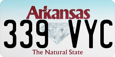 AR license plate 339VYC