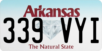 AR license plate 339VYI