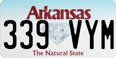 AR license plate 339VYM