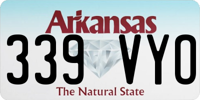 AR license plate 339VYO