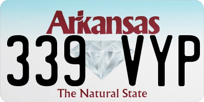 AR license plate 339VYP