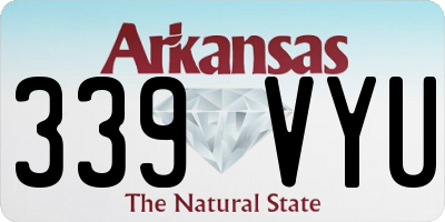 AR license plate 339VYU