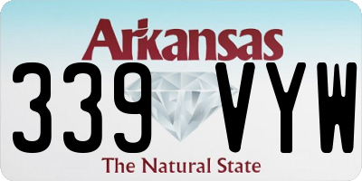 AR license plate 339VYW