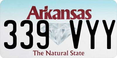 AR license plate 339VYY