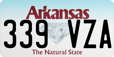 AR license plate 339VZA