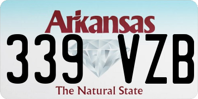 AR license plate 339VZB