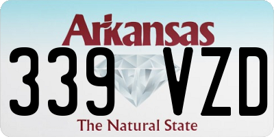 AR license plate 339VZD
