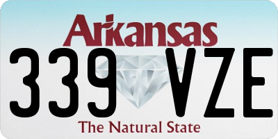 AR license plate 339VZE