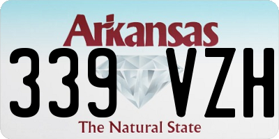 AR license plate 339VZH