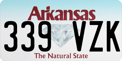 AR license plate 339VZK