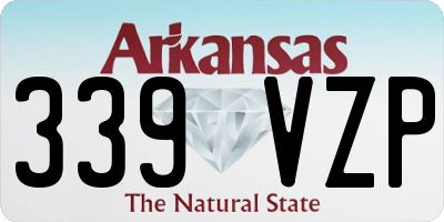 AR license plate 339VZP