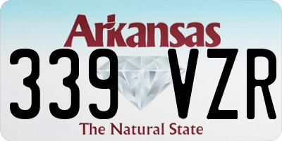 AR license plate 339VZR