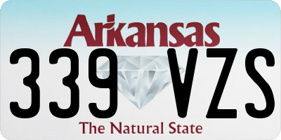 AR license plate 339VZS