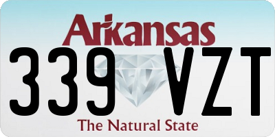 AR license plate 339VZT