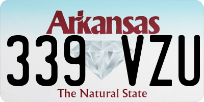 AR license plate 339VZU