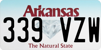 AR license plate 339VZW