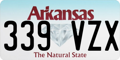 AR license plate 339VZX