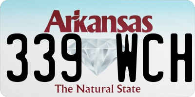 AR license plate 339WCH