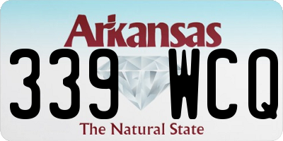 AR license plate 339WCQ